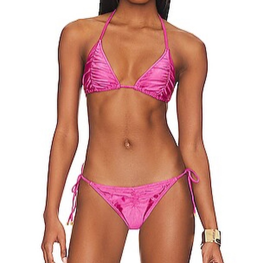 PQ Swim Ruched Triangle Bikini